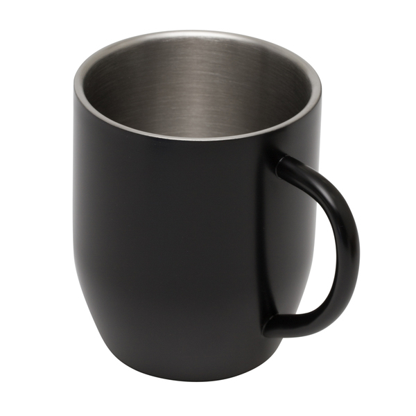 R08311.02 - Kubek stalowy Night Goody 350 ml, czarny