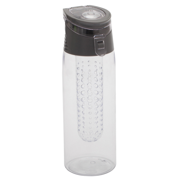 R08313.21 - Bidon Frutello 700 ml, szary/transparentny