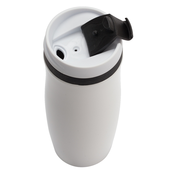 R08336.02 - Kubek termiczny Viki 390 ml, czarny/biały