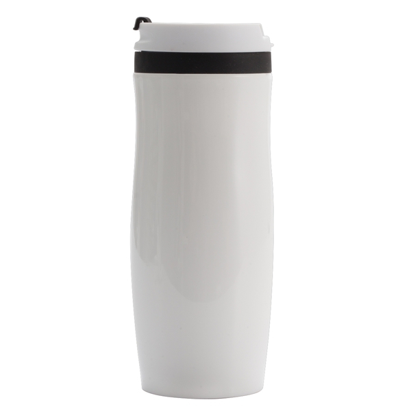 R08336.02 - Kubek termiczny Viki 390 ml, czarny/biały