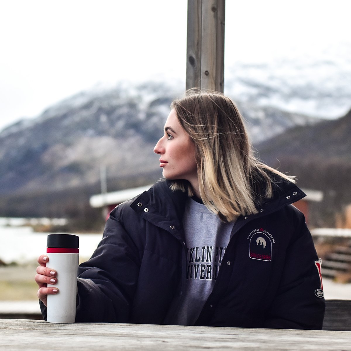 R08394.06.O - Kubek termiczny Winnipeg 350 ml, biały 