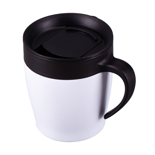 R08427.06 - Kubek z uchem Chillout 350 ml, biały