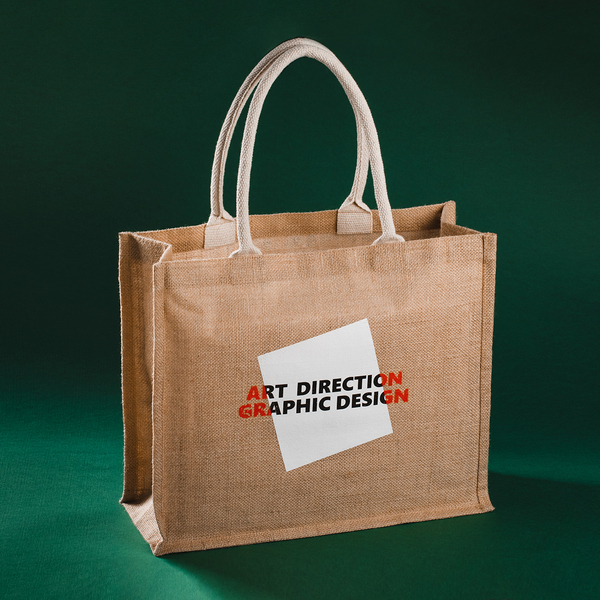 R08507.13 - Torba na zakupy z juty Natural Shopper, beżowy