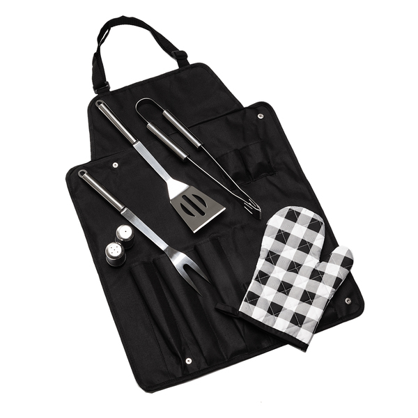 R17701.02 - Fartuch grillowy Steakout, czarny