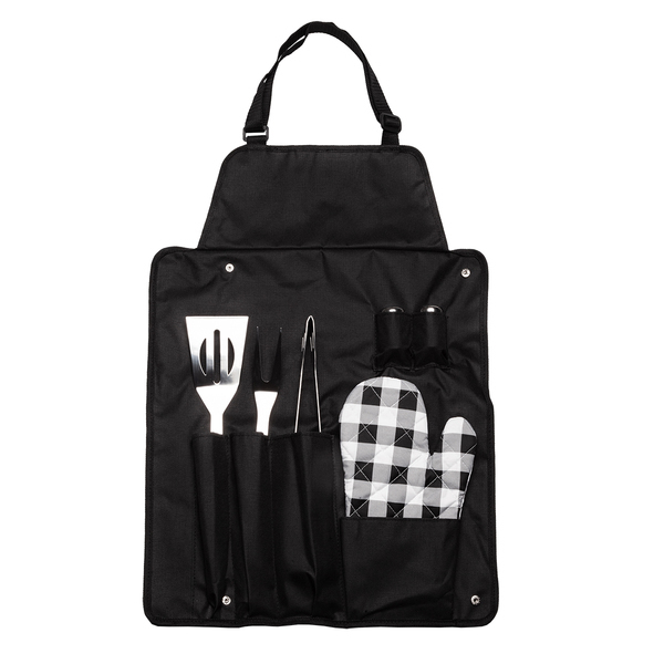 R17701.02 - Fartuch grillowy Steakout, czarny