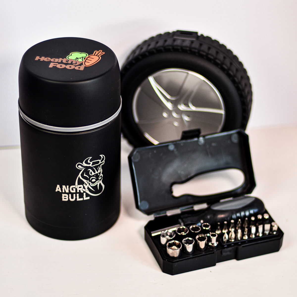 R17723.02.O - Zestaw narzędzi Tire, czarny 