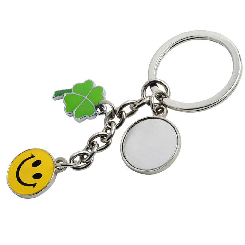 R73224 - Brelok metalowy Luck, srebrny