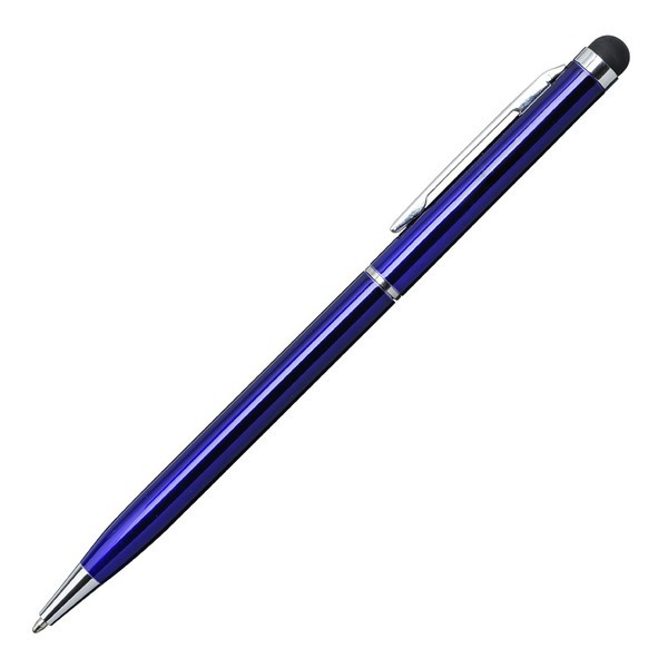 R73408.04 - Długopis aluminiowy Touch Tip, niebieski