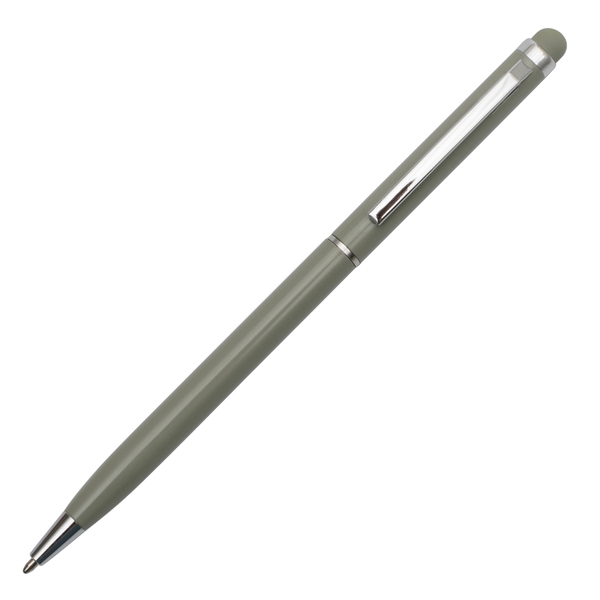 R73408.21 - Długopis aluminiowy Touch Tip, szary