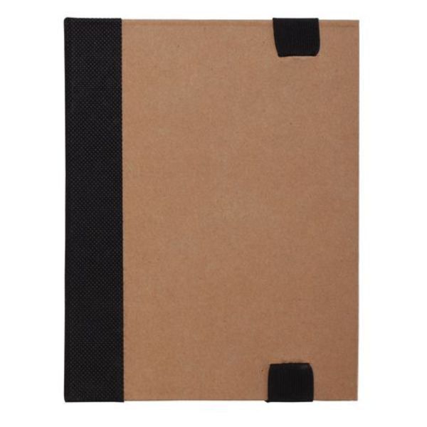 R73661.02 - Notes memo 100x180/70k linia Kraft Paper, czarny/beżowy