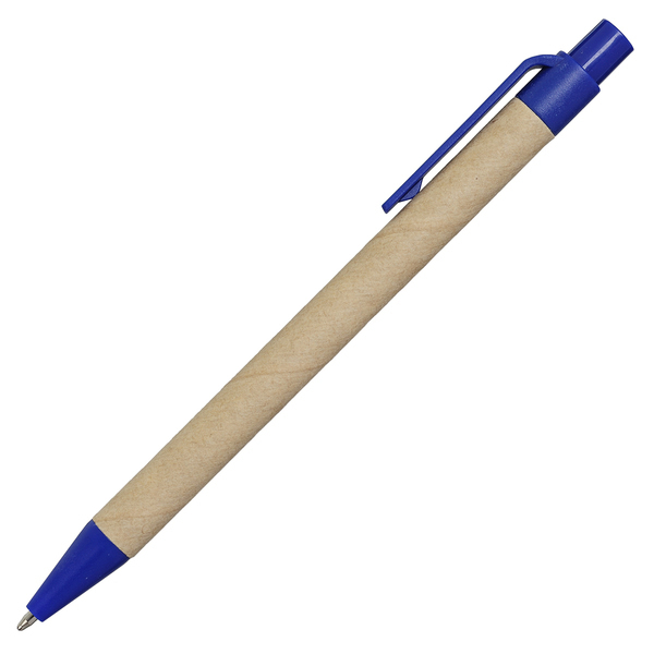 R73795.04 - Notes Kraft z długopisem, niebieski/beżowy