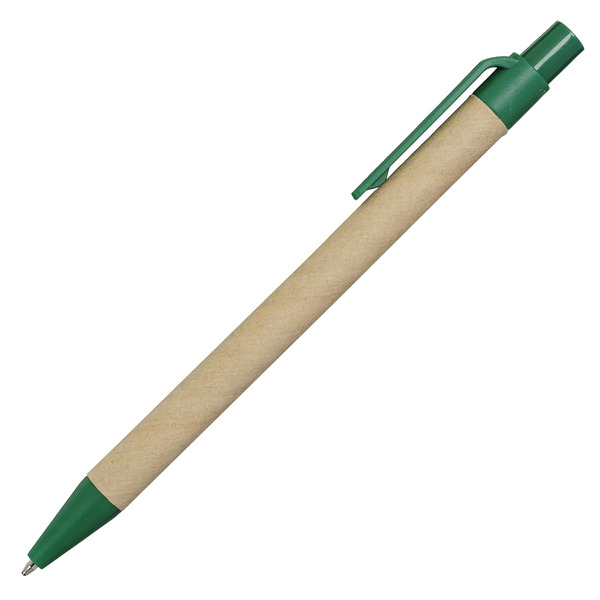 R73795.05 - Notes Kraft z długopisem, zielony/beżowy