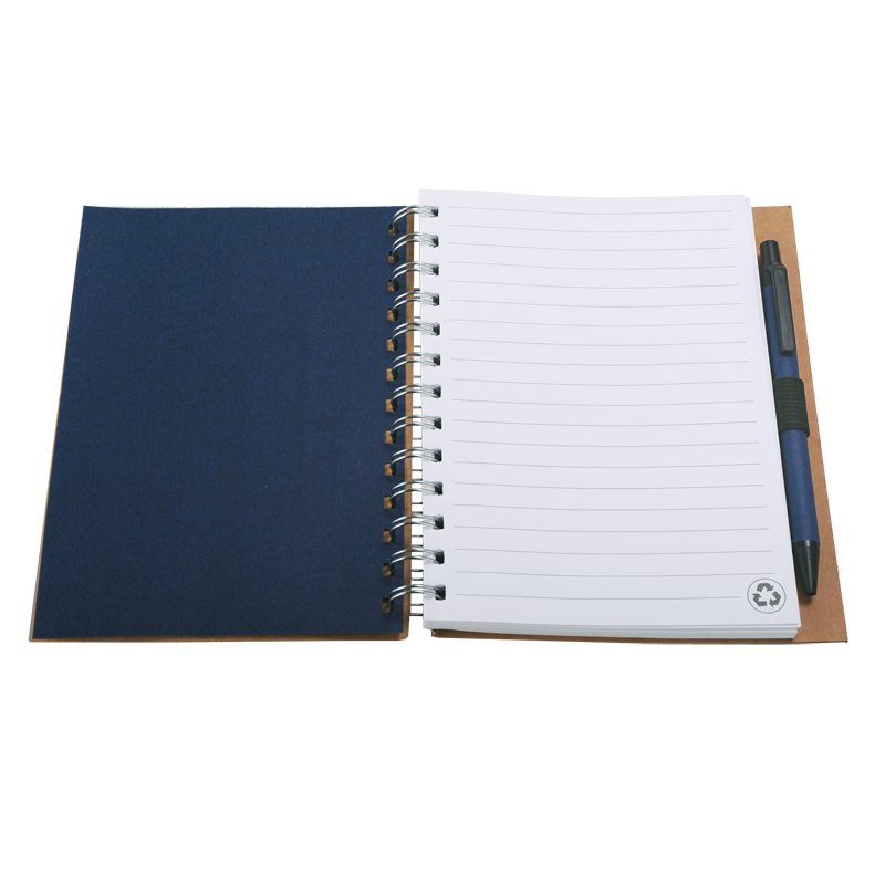 R73796.04 - Notes 120x180/70k linia Envivo, granatowy/beżowy