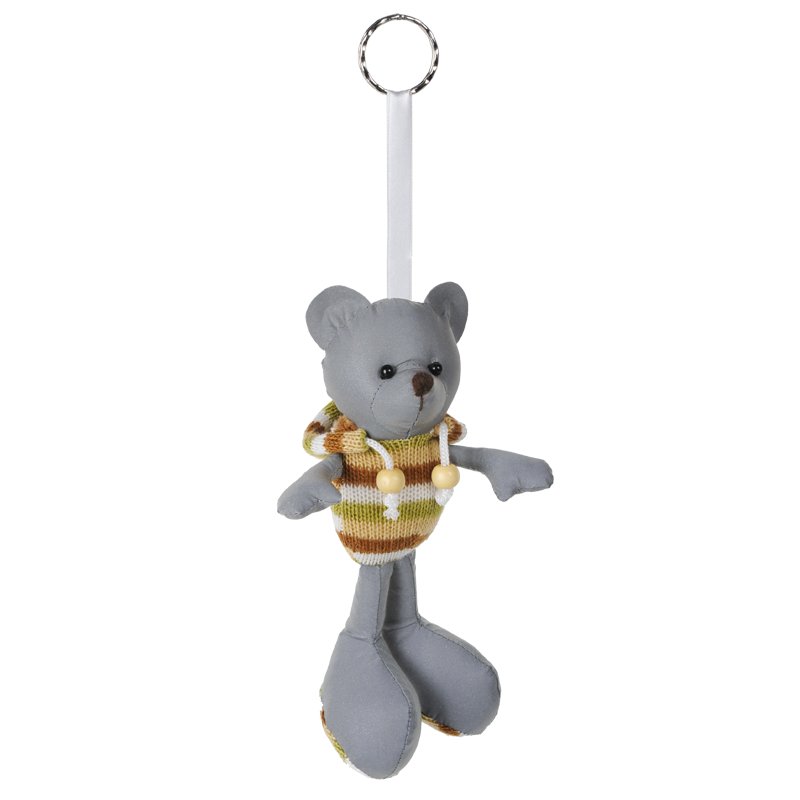 R73840 - Brelok Teddy, szary