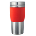 R08349.08 - Kubek termiczny Resolute 380 ml, czerwony/srebrny 